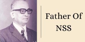 Everthing About NSS logo meaning 2 Dr V.K. Rao, fathe of nss